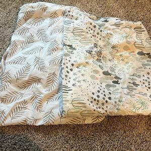 Crib sheets - BUNDLE - Pottery Barn Kids + Lambs & Ivy